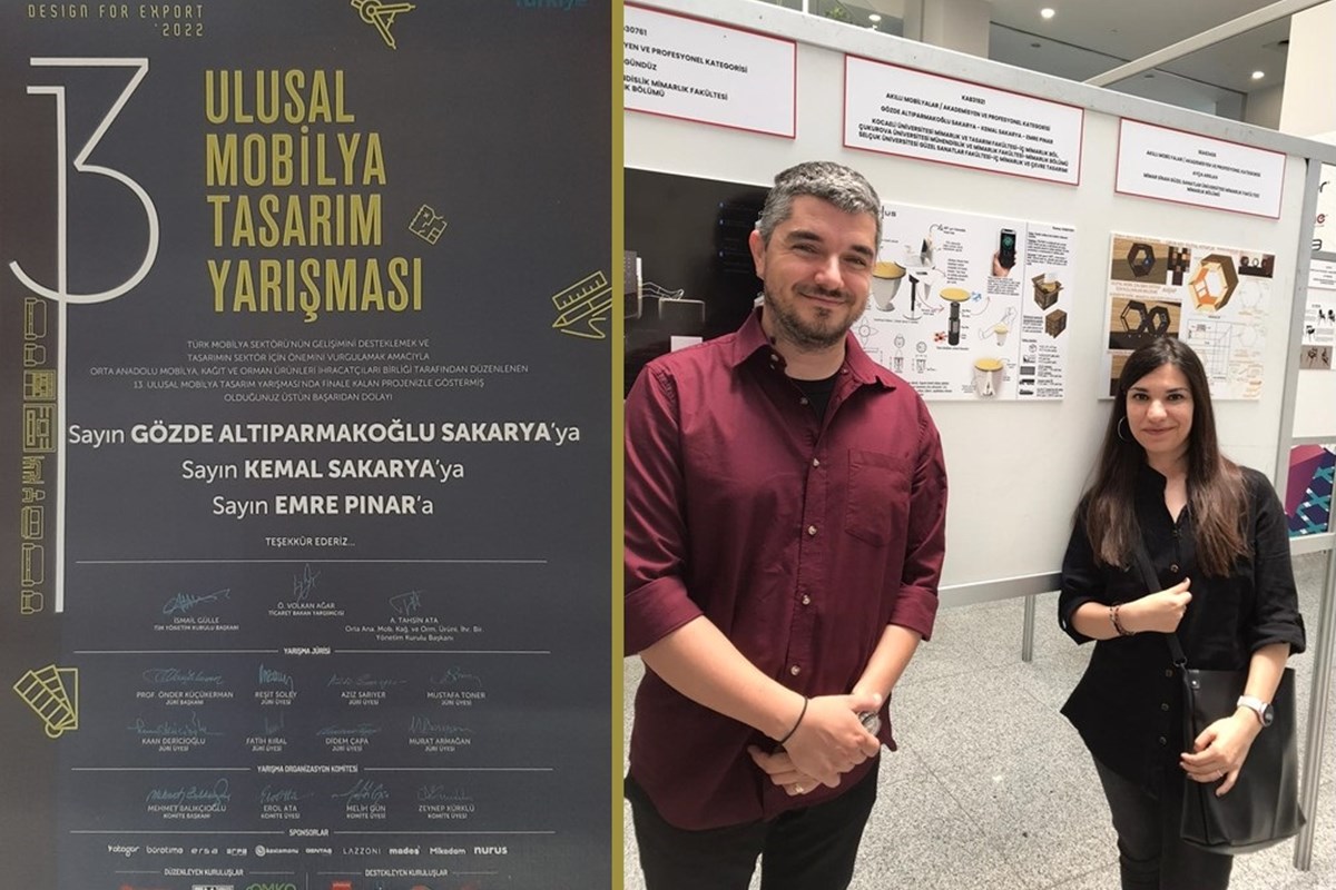 13.Ulusal Mobilya Tasarım Yarışması'nda Finale Kaldık